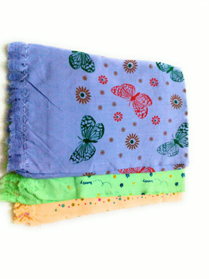 Cotton colors Cotton 2400 GSM Bath Towel Set(Pack of 3)