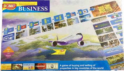 DOLLY INTERNATIONAL BUSINESS GAME (FAMILY GAME) Money & Assets Games Board Game