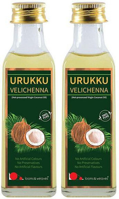

looms & weaves Hand Made Extra Virgin Coconut Oil (Urukku Velichenna) - (FREE DELIVERY) Hair Oil(200 ml)