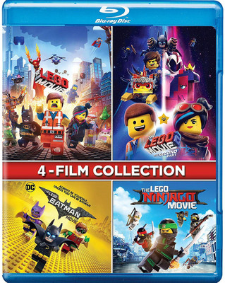 

The LEGO 4 Movies Collection: The Lego Movie + The Lego Movie 2: The Second Part + The Lego Batman Movie + The Lego Ninjago Movie (4-Disc Box Set)(Blu-ray English)
