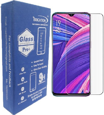 BRIGHTRON Edge To Edge Tempered Glass for Compatible with VIVO Y95 Flexible 0.3mm Clear Transparent Tempered Glass Screen Protector(Pack of 1)