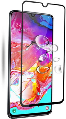 Q Box Edge To Edge Tempered Glass for samsung galaxy A70(Pack of 1)