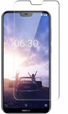SAVD Tempered Glass Guard for Nokia 5.1 Plus (2018) Tempered Glass/Tempered Glass for Nokia 5.1 Plus (2018) Premium Quality Screen Protector for Nokia 5.1 Plus\X5 ( Transparent)(Pack of 1)