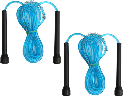 Resh Pack of 2 (Blue) Freestyle Skipping Rope(Blue, Length: 275 cm)