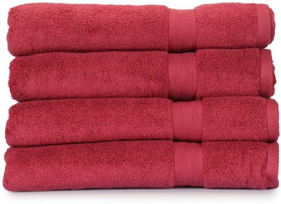 V.R.ENTERPRISES Microfiber 480 GSM Bath Towel Set(Pack of 4)