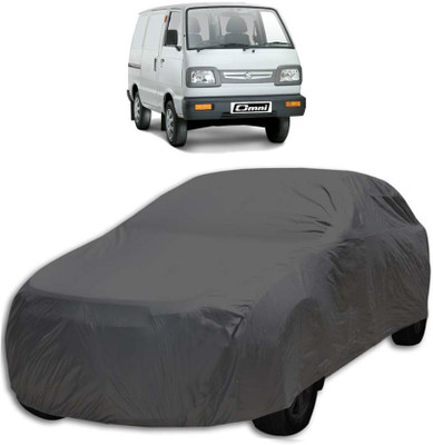 Gargi Traders Car Cover For Maruti Suzuki Omni (With Mirror Pockets)(Grey)