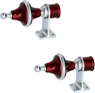 GROWNIX Maroon Rod Rail Bracket Metal(Pack of 1)