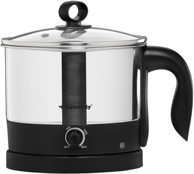

Butterfly Rapid Electric Kettle(1.2 L, Silver, Black)