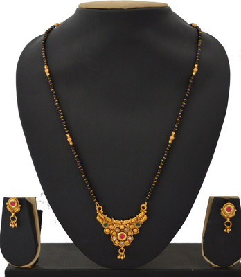 Radhekrishna Alloy Pink, Green, White Jewellery Set(Pack of 1)