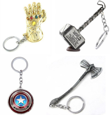 SK QUALITY Avengers End Game Movie Combo Key Chain