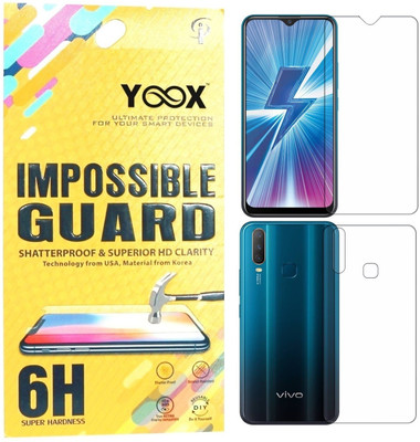 Yoox Front and Back Screen Guard for Vivo Y17(Pack of 2)