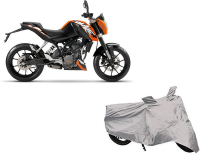 COVER POINT Waterproof Two Wheeler Cover for KTM(Duke 200, Grey)