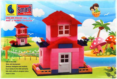 Peacock Smart Blocks Dream House-Set 127(Multicolor)