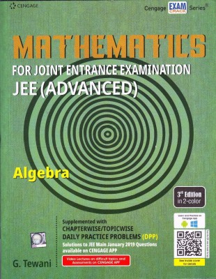 CENGAGE ALGEBRA FOR JEE MAINS & ADVANCED WITH CHAPTERWISE/TOPICWISE DAILY PRACTICE PAPER (DPP)-WITH SOLUTIONS(3-Edition)(2019-20)(ENGLISH, CENGAGE LEARNING, G.TIWANI)