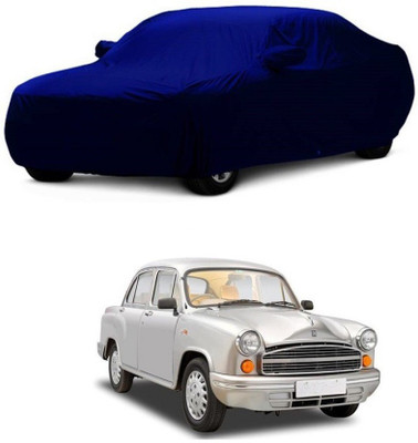 Gargi Traders Car Cover For HM Ambassador (Without Mirror Pockets)(Blue)