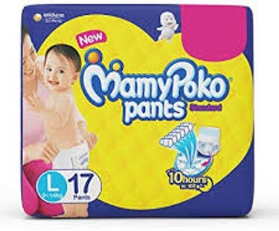 MamyPoko Standard Large 17pcs (Pack of 2) - L(34 Pieces)