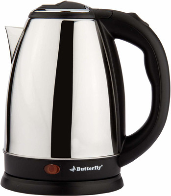 

Butterfly EKN 1.8L 1500 Watt Electric Water Kettle (Stainless Steel) Electric Kettle(1.8 L, Black)