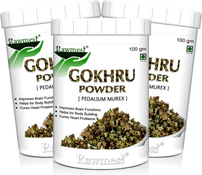 Rawmest Pure Gokhru Powder 300 gm(300 g)