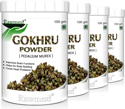 Rawmest Pure Gokhru Powder 400 gm(400 g)