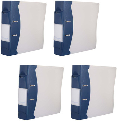 Infomate PP Paper Holding(Set Of 4, Dark Blue)