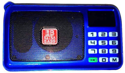 

CRETO SM-53/ Fm RadioUSB/AUX & SD Card FM Radio(Blue)