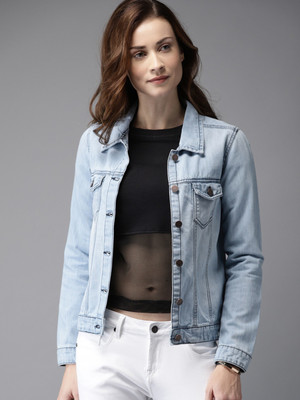 HERE&NOW Full Sleeve Solid Women Jacket