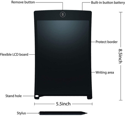 Haulsale LCD 8.5-inch Electronic Writing Pad/Tablet/Digital Slate/Drawing Board 998(Multicolor)