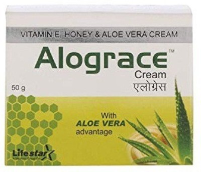 alograce Vitamin E,Honey,Aloe Vera Cream 50(Pack of 2)(50 g)