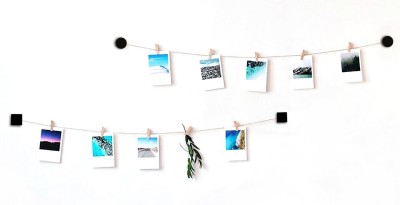 VAH Wood Wall Photo Frame(Black, 12 Photo(s), All type of Photos)