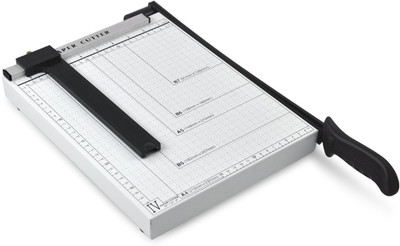 GPN PRINT A4 PAPER CUTTER Metal Grip Hand-held Paper Cutter(Set Of 1, White)