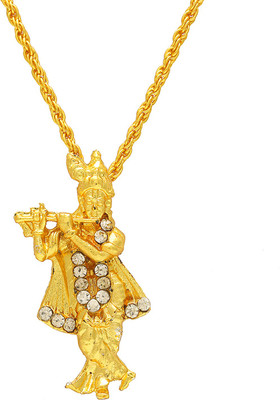 Morvi Gold plated Brass 24KT Gold-plated Brass Pendant