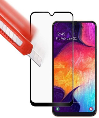 Q Box Edge To Edge Tempered Glass for samsung galaxy A20(Pack of 1)