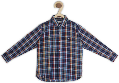 gini-jony-boys-checkered-casual-multicolor-shirt