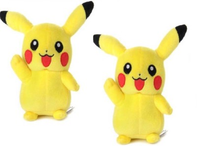 ajmera sales PIKACHU POKEMON SET OF 2 SOFT TOYS  - 12 inch(Multicolor)