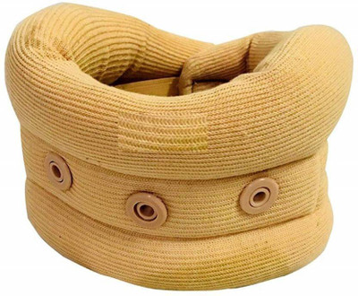 FUTUREWIZARD standard Cervical Collar without Chin Regular Neck Support (L, Beige) Neck Support(Beige)