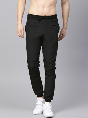 HRX By Hrithik Roshan Men Solid Black Track Pants For Rs. 424 @ 75 %