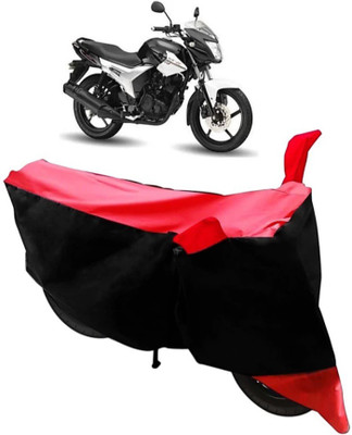 ELECTRIBLES Two Wheeler Cover for Hero(HF, Black, Red)