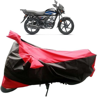 ELECTRIBLES Two Wheeler Cover for Hero(CD deluxe, Red, Black)