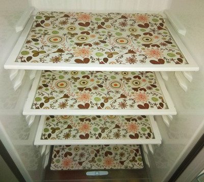 Dakshya Industries Fridge Mat(Width: 29 cm, Multicolor)