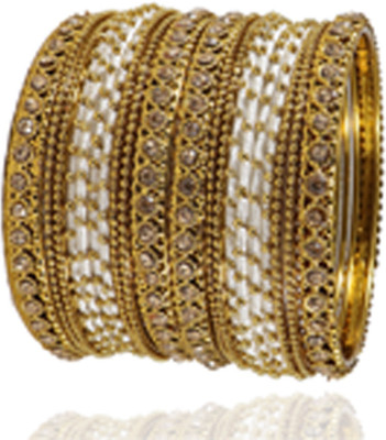 NMII Metal, Fabric Zircon Bangle Set(Pack of 20)