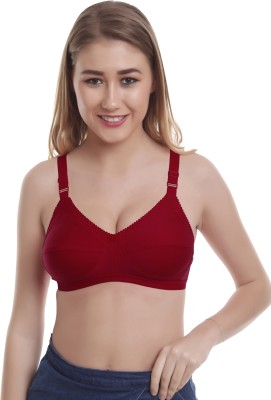 Alishan Minimizer Bra Women T-Shirt Non Padded Bra(Red)