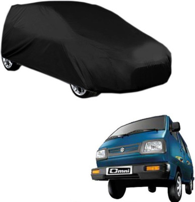 Gargi Traders Car Cover For Maruti Suzuki Omni (With Mirror Pockets)(Black)