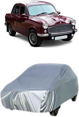 Gargi Traders Car Cover For HM Ambassador (With Mirror Pockets)(Silver)