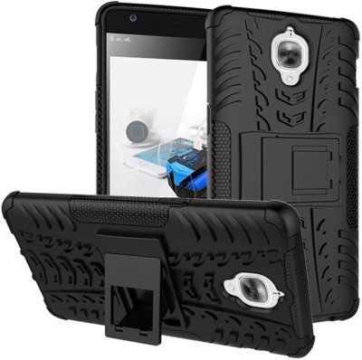SmartLike Bumper Case for OnePlus 3T(Black, Rugged Armor, Pack of: 1)