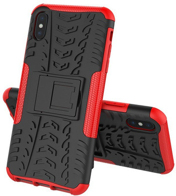 SmartLike Bumper Case for Apple iPhone XS Max(Red, Rugged Armor, Pack of: 1)