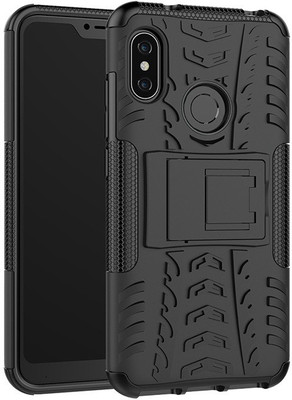 Helix Bumper Case for Mi Redmi Note 6 Pro(Black, Shock Proof, Pack of: 1)
