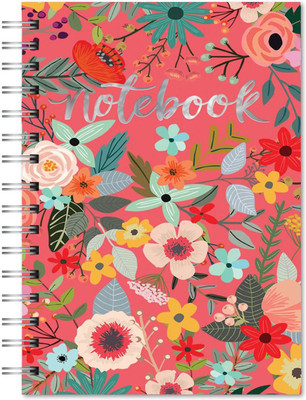 Family store Spiral pad Regular Notebook Single Rule 500 Pages(White)