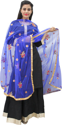 Hauemoda Net Embroidered Women Dupatta