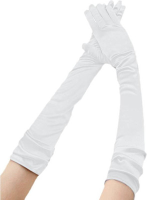 Hind Home Cotton Arm Sleeve For Men & Women(Free, White)