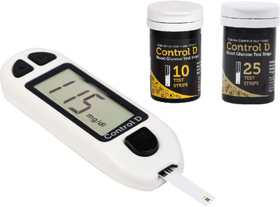 Control D White Glucometer(White)
